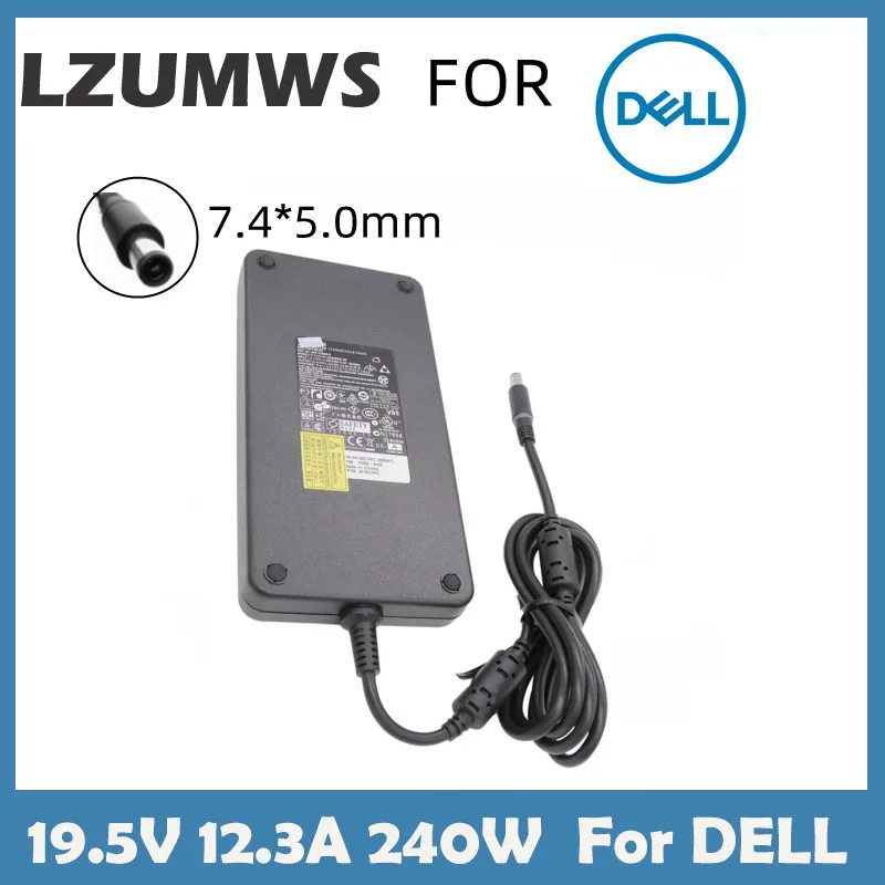 

19.5V 12.3A 7.4*5.0MM 240W Laptop Power Supply 8PIN Notebook Adapter For Dell Alienware M6700 M4700 M6400 M6500 M6600 M15x