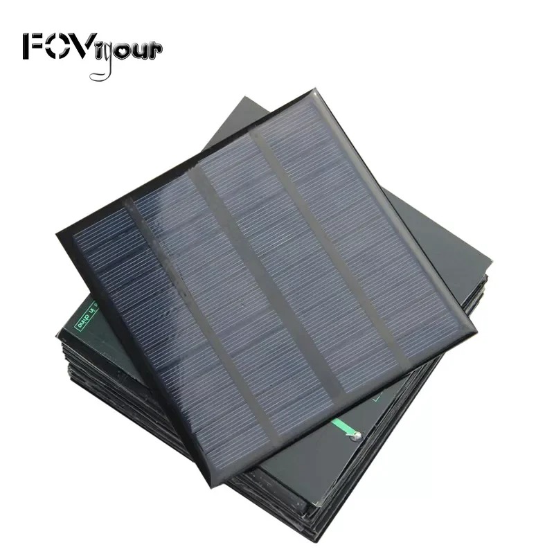

Fovigour 3W 12V 250mAh Mini Solar Panel Epoxy DIY 145x145mm