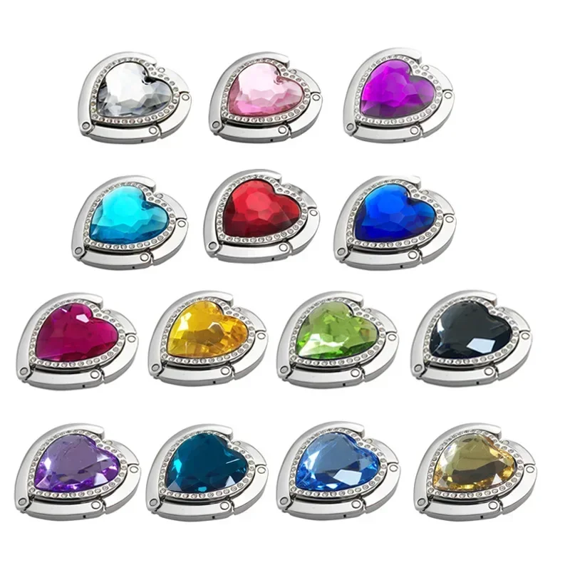 Love Акриловый Портативный Складной Крючок С Кристаллами Многофункциональный