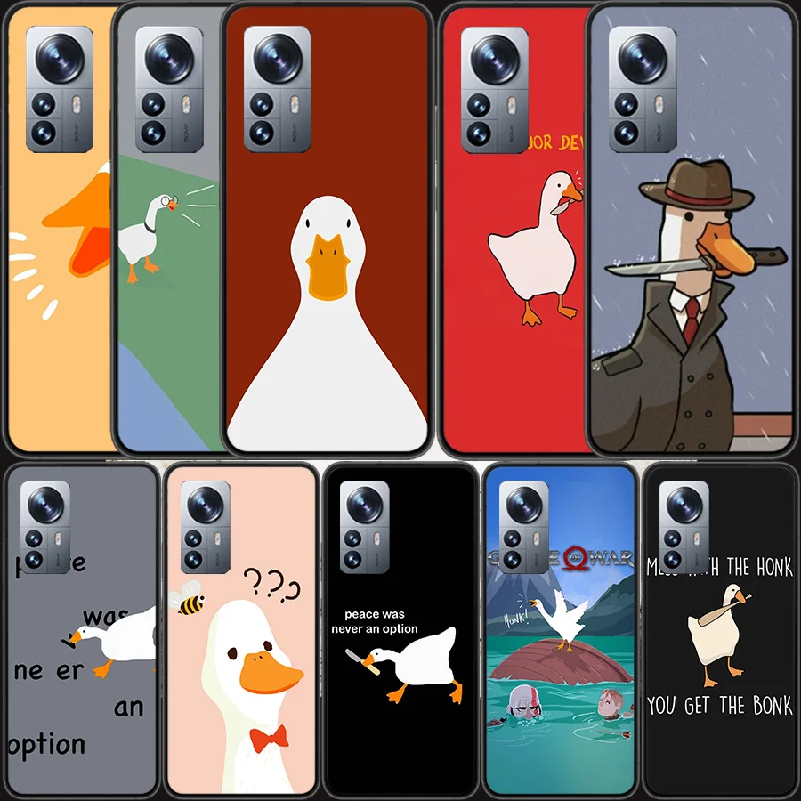 

Flying Duck Phone Case For Xiaomi Mi 12 11T 10T 9T Pro 12X 11i 11 Ultra 10 Lite 5G 9 8 6X 5X Capa Coque