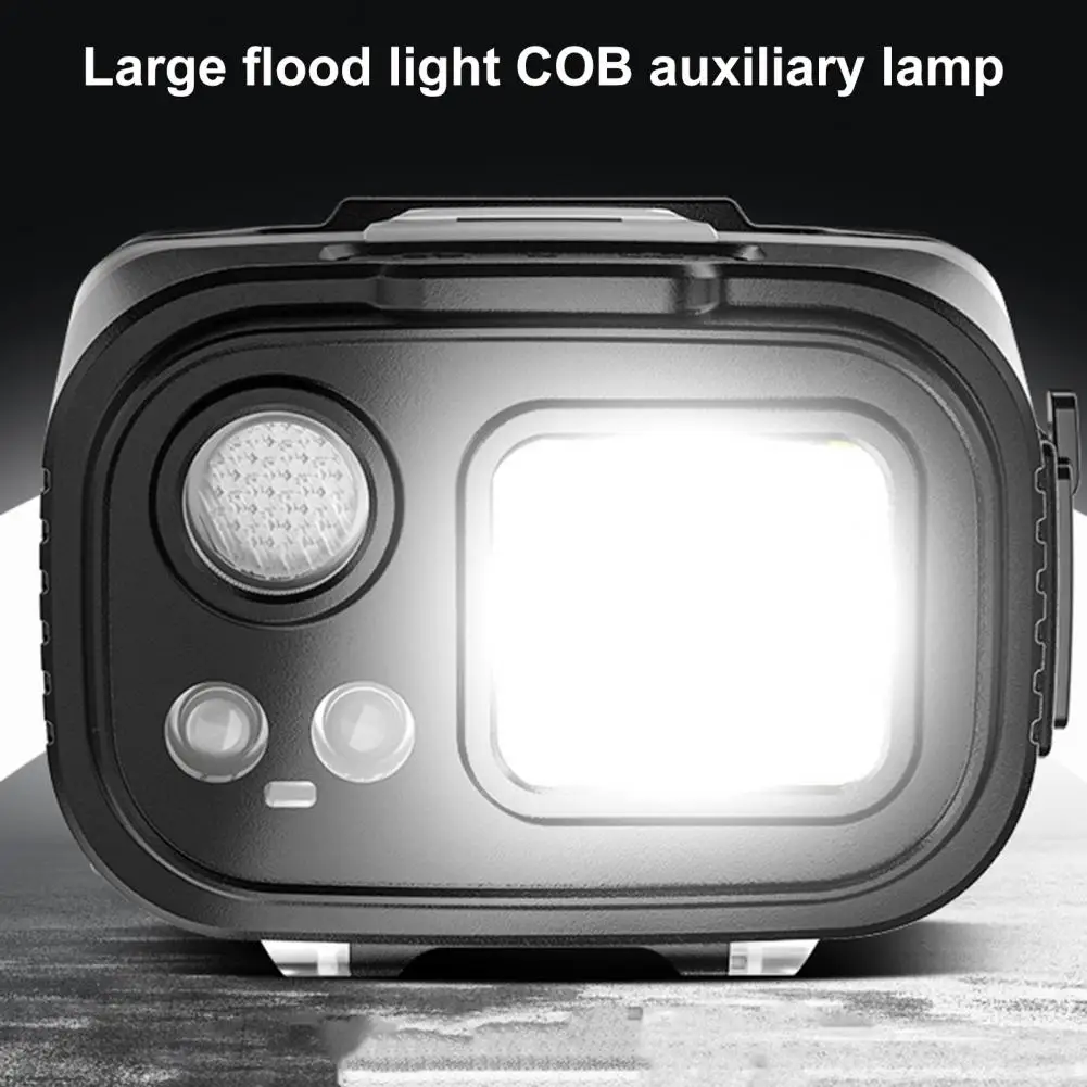 

LED Headlamp 1 Set Durable Rechargeable Comfortable to Wear Hands-free LED Headlamp Motion Sensor LED Lamp Camping Gear