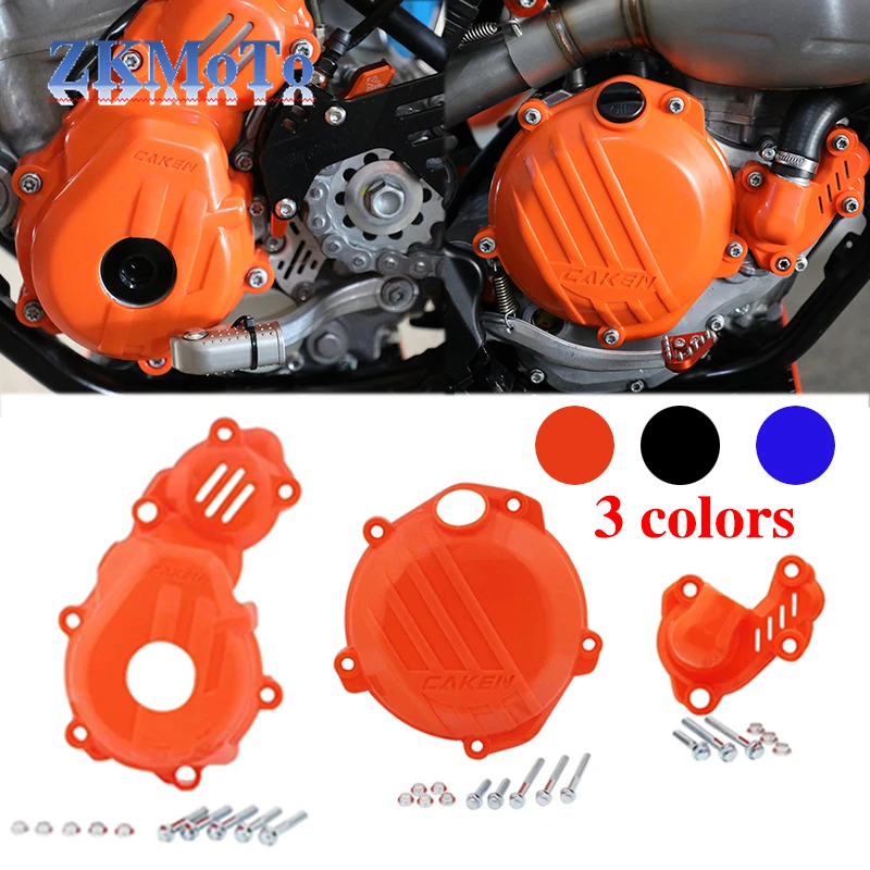 

Motocross Clutch Cover Water Pump Guard Engine Ignition Protector for Husqvarna FC250 FC350 FE250 FE350 FX350 2016-2020 for KTM