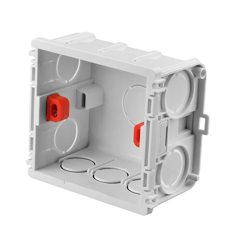 

Установочный ящик YINKA, внутри ящик для 86 переключателей и розеток, коробка для подключения Xiaomi Smart Switch Dark Box, коробка для подключения ЕС, США