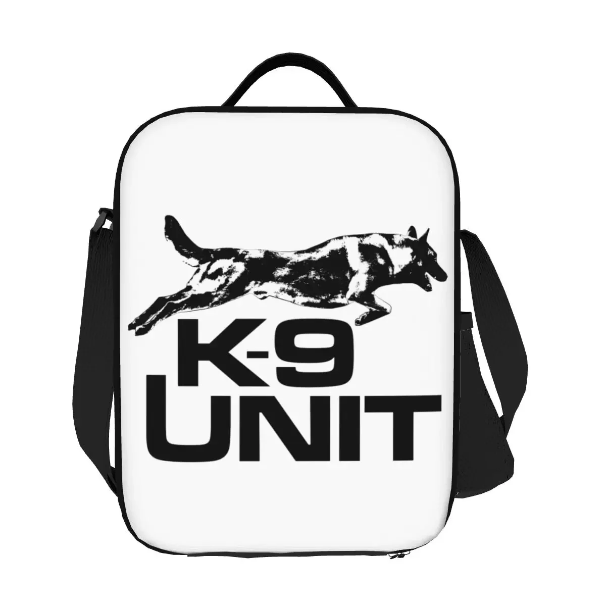 K9 Unit Малинуа Изолированная сумка для обеда школы и офиса Бельгийская овчарка