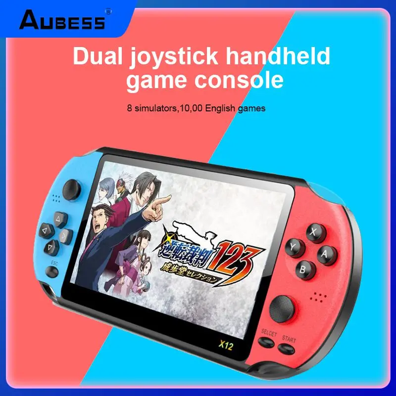 

Game Controller 1000 Games 2500mah Retro Game Video Player Support Tf Card 8gb Game Consoles Game Accessories 5.1 Inches