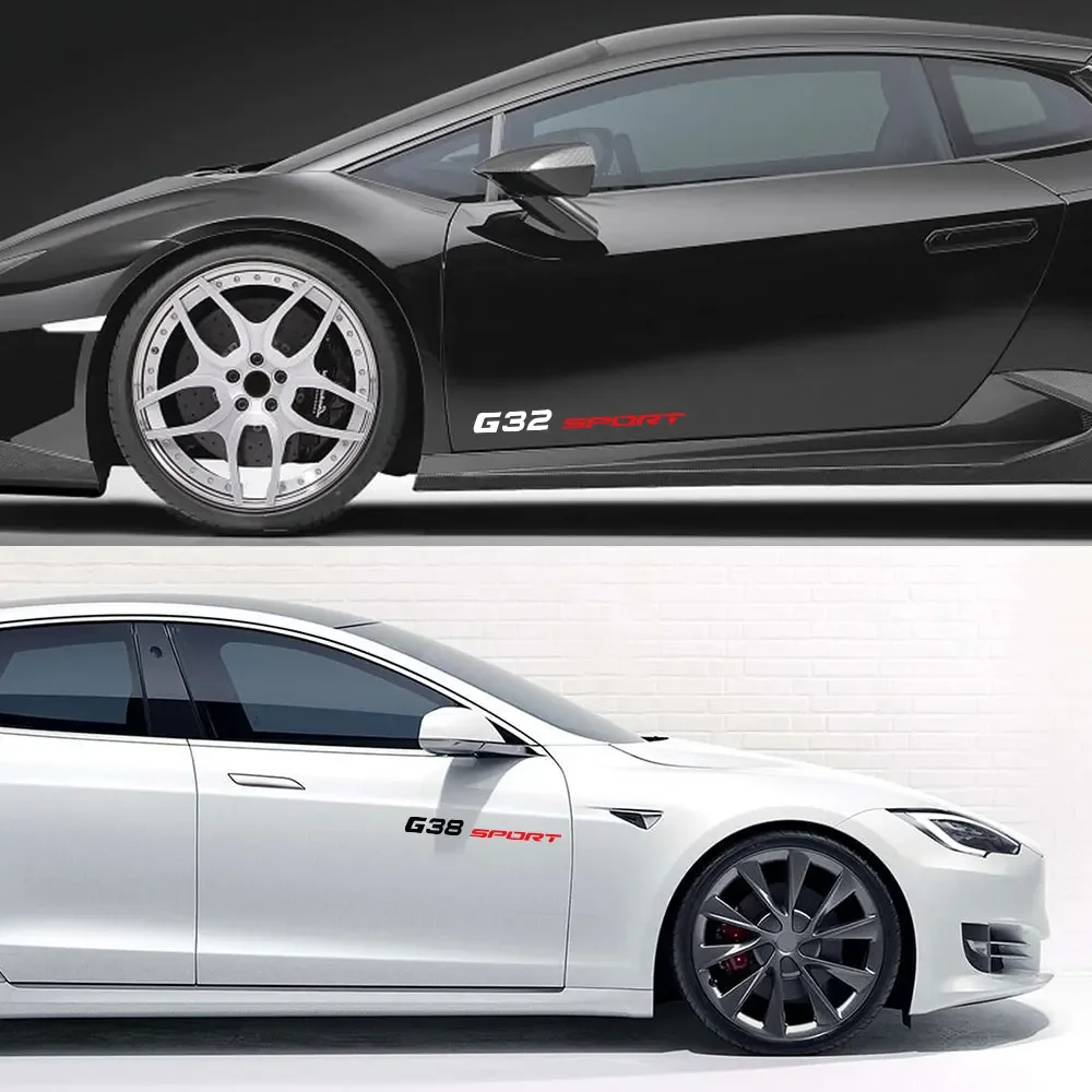 2 Шт. Спортивные Наклейки На Дверь Автомобиля Для Bmw G Серии G30 G20 G31 G32 G38 G21 G28 G12 G14 G15