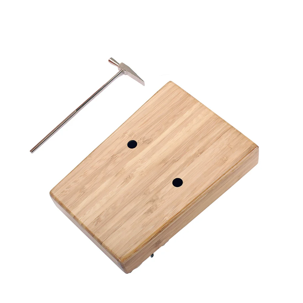 

17Key Brown Kalimba Thumb Piano Pie Portable Musical Instrument Kits for Family or Friends