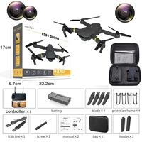 boxed e58 pro to send storage bag hd 4k camera wifi fpv with wide angle hight hold mode foldable arm rc quadcopter drone rtf