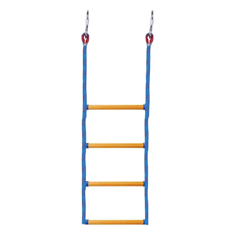 

Boat Boarding Ladder Folding UV Resistant Swim Rope Ladder With 4 Steps Octagonal Non Slip Ladder For Kayaks Motorboats Portable