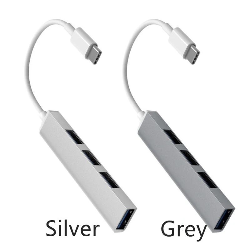 4-портовый концентратор USB 3.0 USB-концентратор Высокоскоростной разветвитель типа c