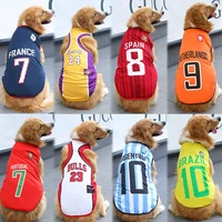 dog clothes small medium and large dogs pet mesh vest world cup football jersey basketball puppy summer clothes dog clothing