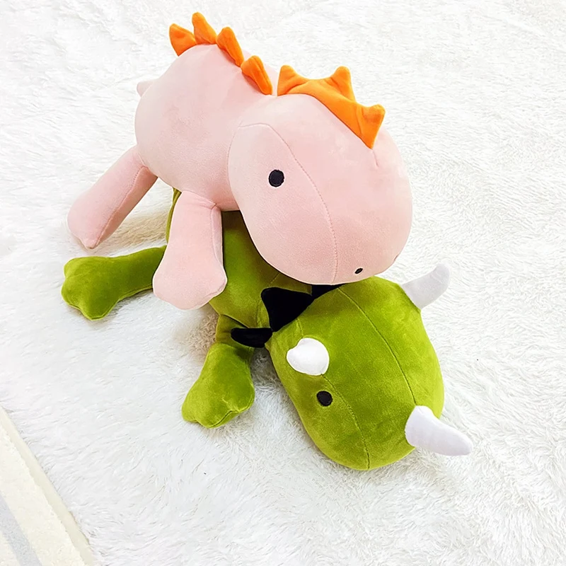 

New Styles Pink Dinosaur Weighted Plush Toy Stuffed Dinosaur Plush Pillow Cute Sleep Pillow Doll for Girls Kids Birthday Gift
