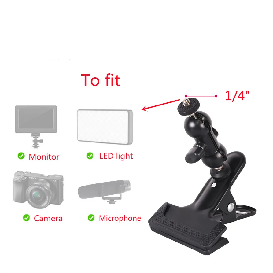 Jadkinsta зажим держатель шаровой головки сверхмощный металлический пружинный для