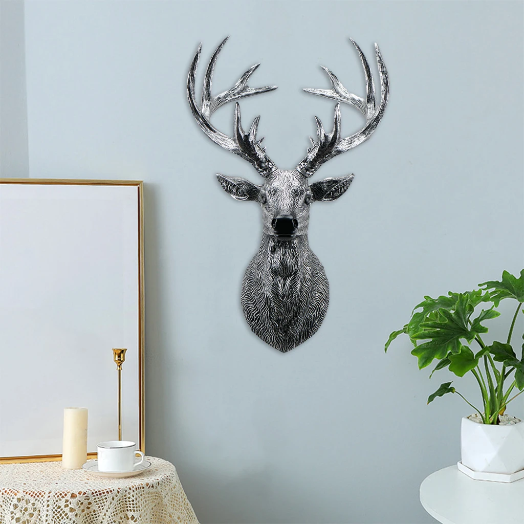 3D статуэтка с головой оленя статуэтки настенное крепление бюст искусство
