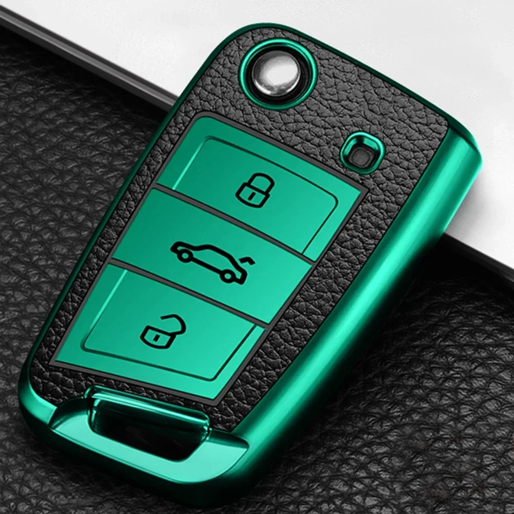 

ТПУ автомобильный флип-чехол для Skoda Octavia A7 SEAT for VW Volkswagen MK7 GTI 7 Golf 7 Golf R аксессуары