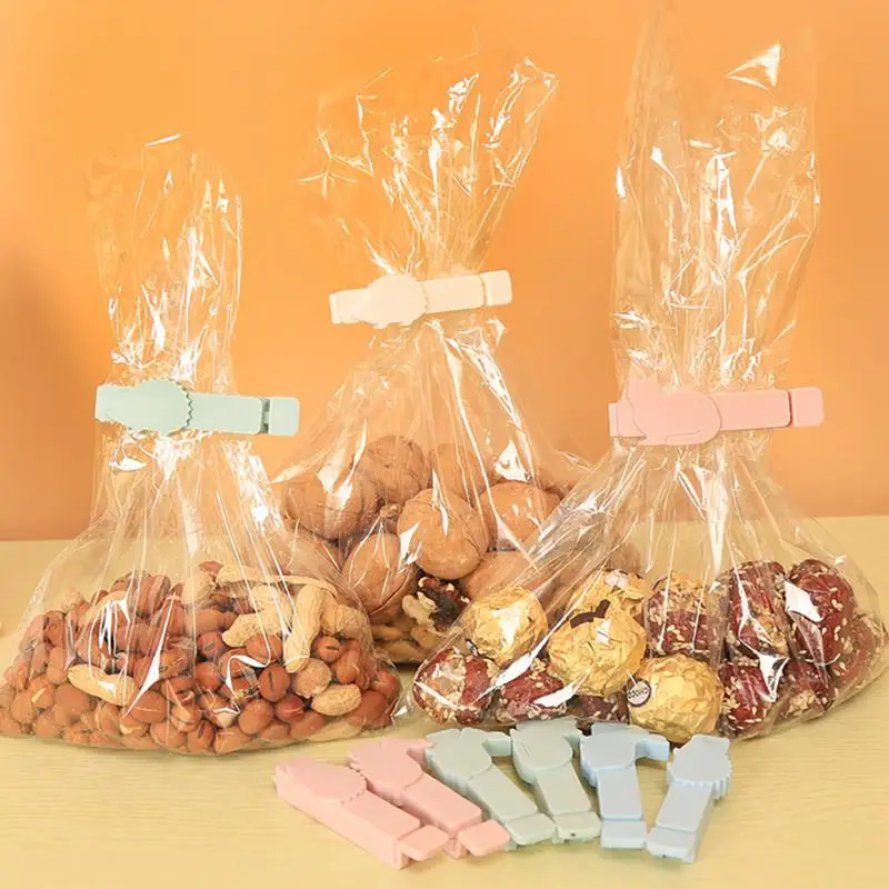 

3 Packs Plastic Sealing Clip Tea Clip Food Preservation Snack Bag Moisture-proof Sealing Clip Home Kitchen Storage Bag Clips