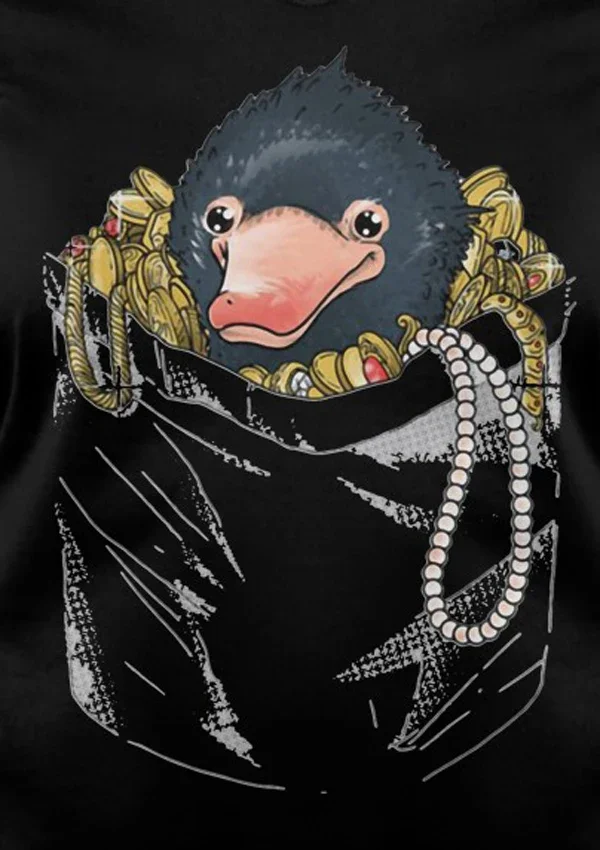 Милая футболка с забавным принтом Niffler In The Pocket, 100% хлопок, с круглым вырезом, летняя повседневная мужская футболка с короткими рукавами, размер S-3XL (art.: 3920cc4e77e7f) - 3920cc4e77e7f