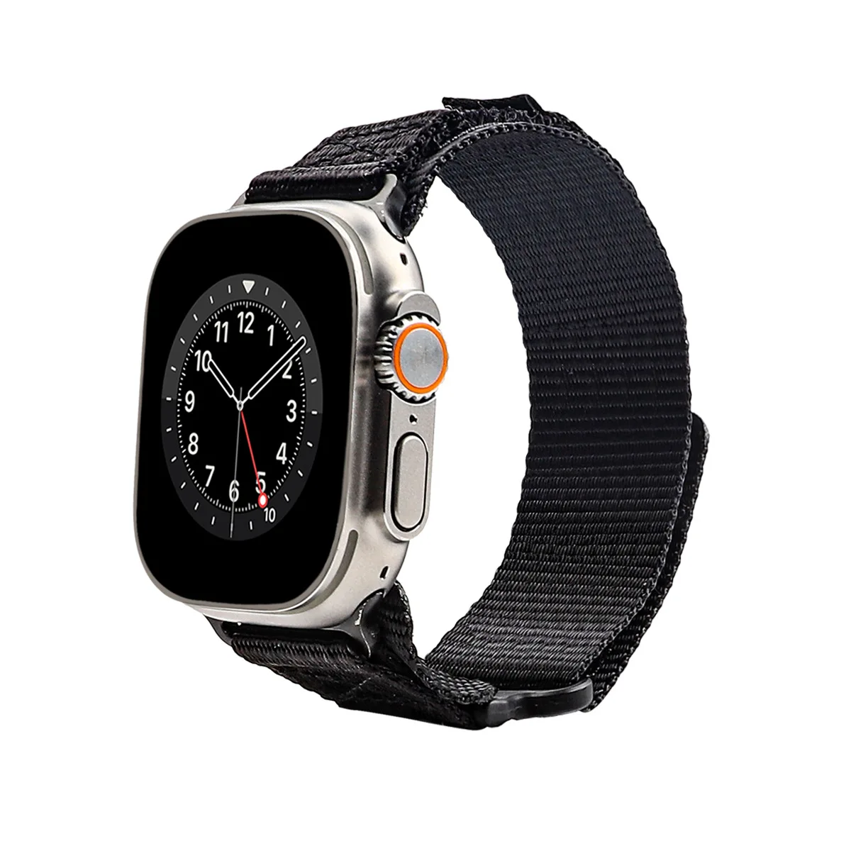 Soft Nylon Loop Strap for apple watchband  42/44/45/49mm  Men Women  adjustable replacement wristband  iwatch