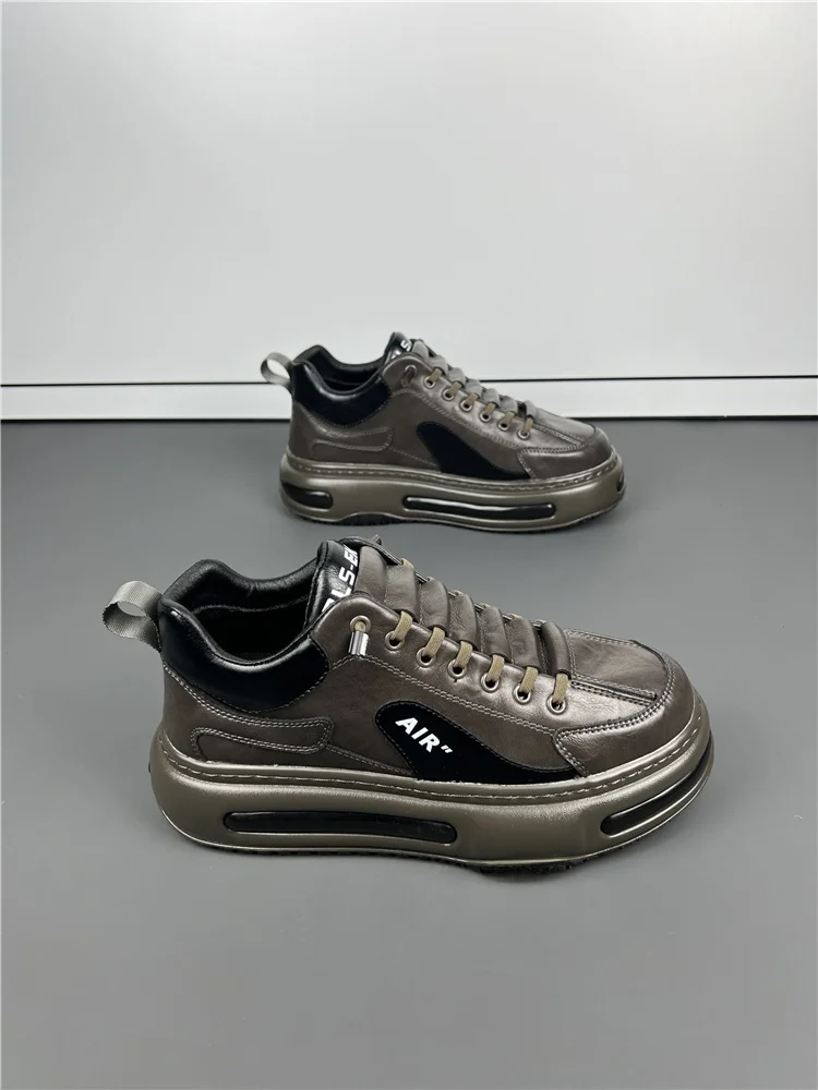 2024 Autumn and Winter New Platform Fashion Casual Shoes All-Matching Leather Surface Warm Board Net Red...