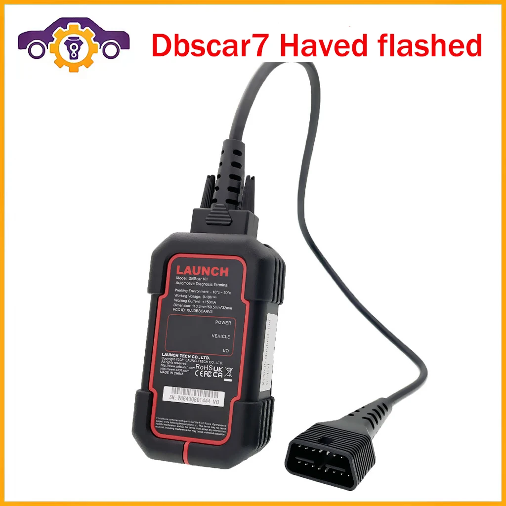 Диагностический сканер LAUNCH X431 DBSCAR7 DBSCARVII диагностический Obd 2