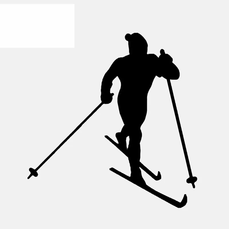 

Интересный декор для катания на лыжах, автомобильная наклейка, виниловая Экстремальная фотография 12,2*12,6 см