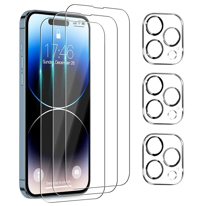 Защита экрана для iPhone 13 11 12 14 Pro Max 15 Plus Защитное стекло объектива PRO MAX пленка из