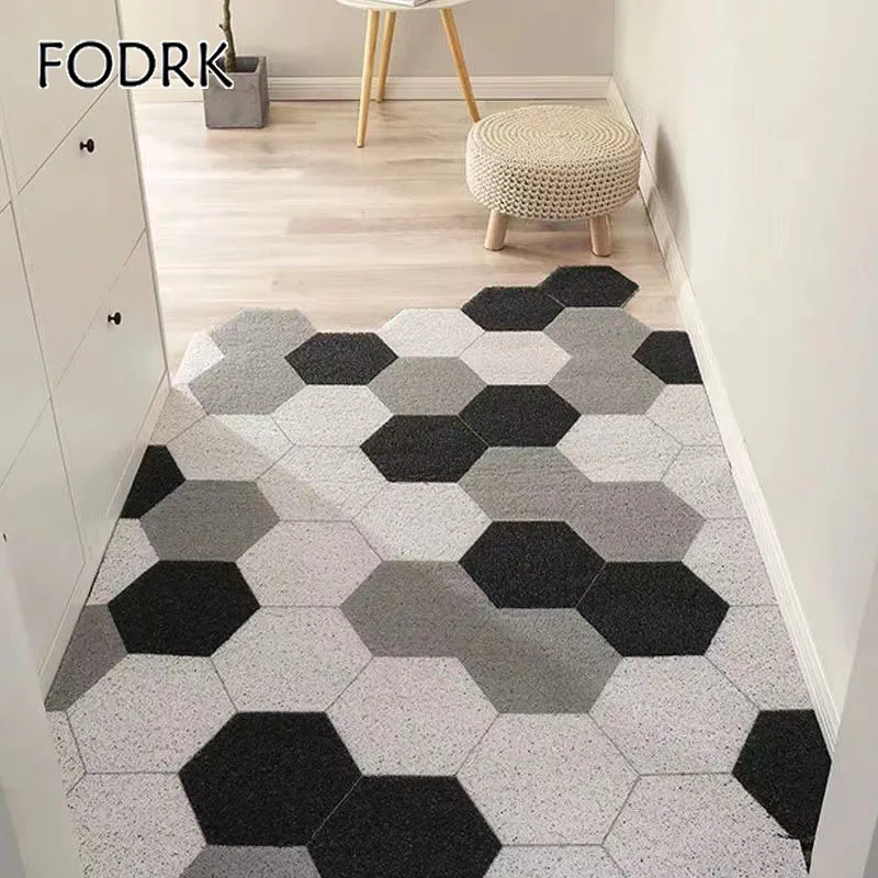 

Nordic entrance door anti-skid mat can be cut into the entrance silk circle household carpet rug home-appliance home hogar 발매트
