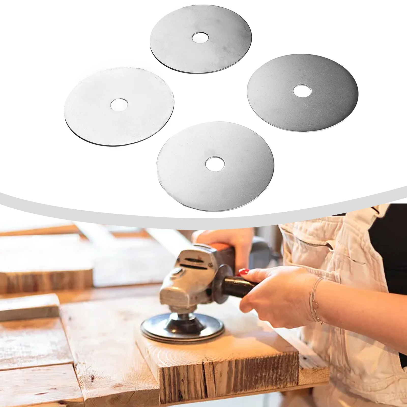 

4x 100mm Polishing Grinding Disc 600/800/1200/3000 Grit L Diamond Coated Flat Lap Wheel Lapidary Polishing Grinding Disc Tools