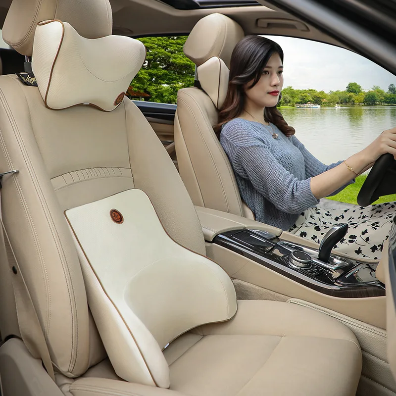 

Car Neck Headrest Pillow Car Accessories Cushion Auto Seat Head Support Neck Protector Automobiles Seat Neck Rest Memory Cotton