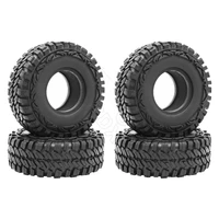 1 9inch outer diameter 114 mm 1 9 black rubber tires fits 1 9 wheel rim for 110 rc crawler car tamiya scx10 d110 d90