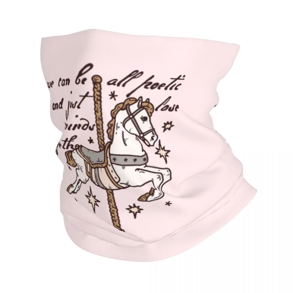 

Lose Our Minds Together Soft Dainty Kawaii Bandana Neck Cover Printed Magical Pink Wrap Scarf Multifunctional Headband Running