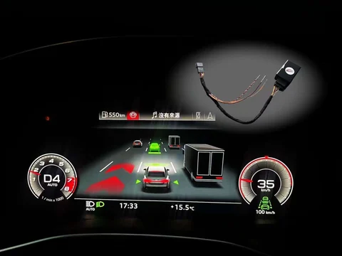3d-помощник, карта летательного вида, декодер, симулятор для автомобилей Audi MLB-EVO 2021-2023