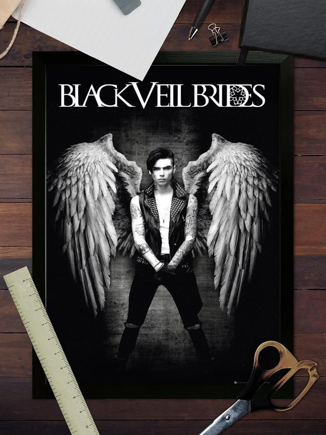 andy biersack Холст Художественный постер и настенное искусство печать с картинками