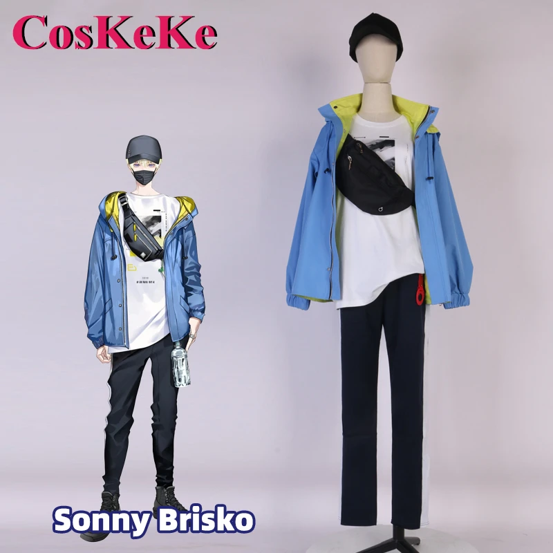 

CosKeKe Sonny Brisko Cosplay Anime VTuber Noctyx Costume Fashion Handsome New Uniform Unisex Halloween Party Role Play Clothing