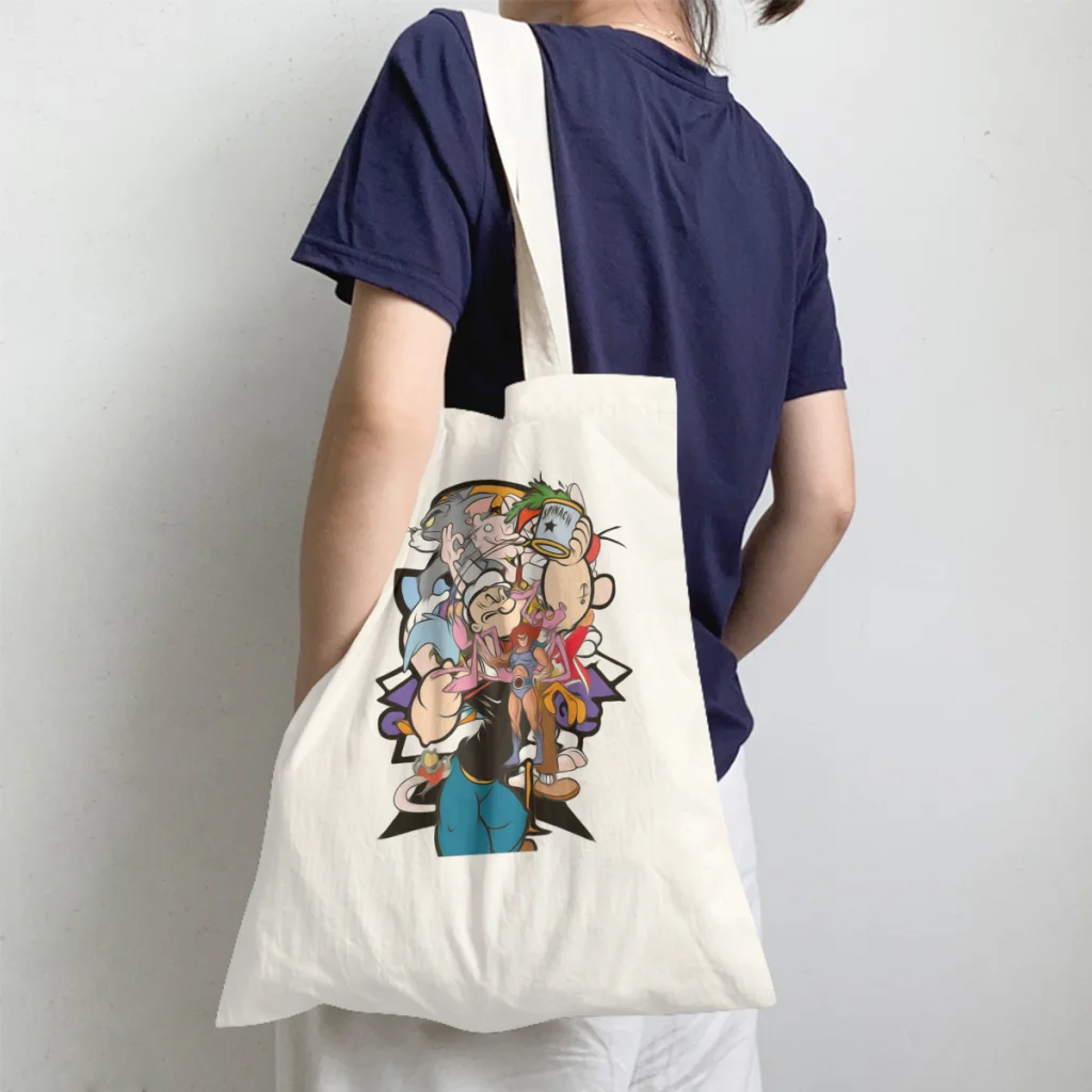 

CharactersHandbag Popeye The Sailor American Cartoon Anime Comic Movie Shoulder Canvas Bag Girl Pocket Shopper HandBag Tote Bag