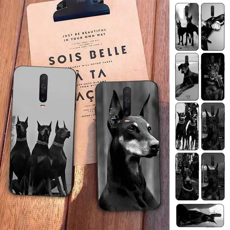 

Animal Doberman Dog Phone Case for Redmi 5 6 7 8 9 A 5plus K20 4X S2 GO 6 K30 pro