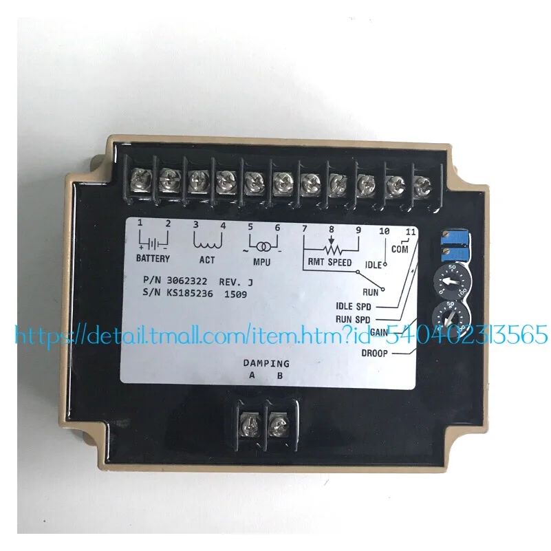 Генератор Регулятор EFC3044196 Панель управления скоростью 3062322 4914090 3037359 3098693