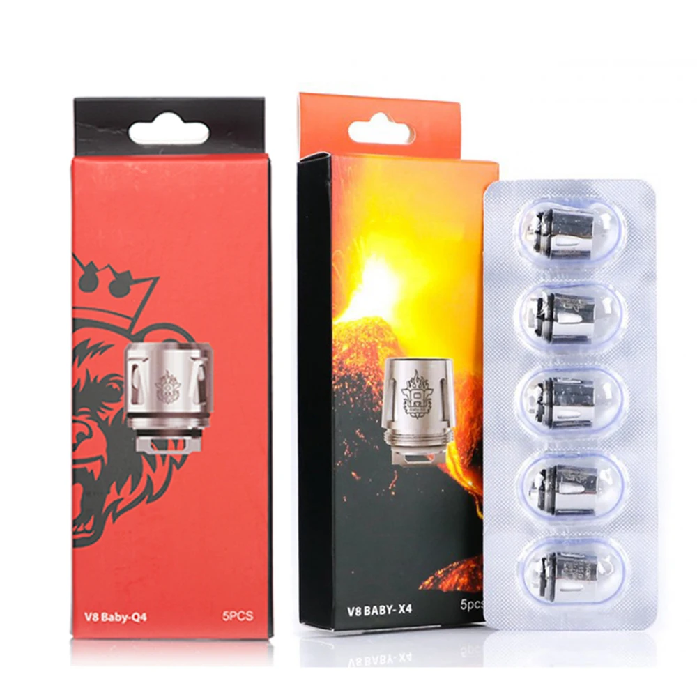 

CosVape TFV8 Baby Coil Q2 Q4 M2 X4 T6 T8 T12 0.15ohm Coils Head for TFV8 Big Baby TFV12 BABY PRINCE Tank