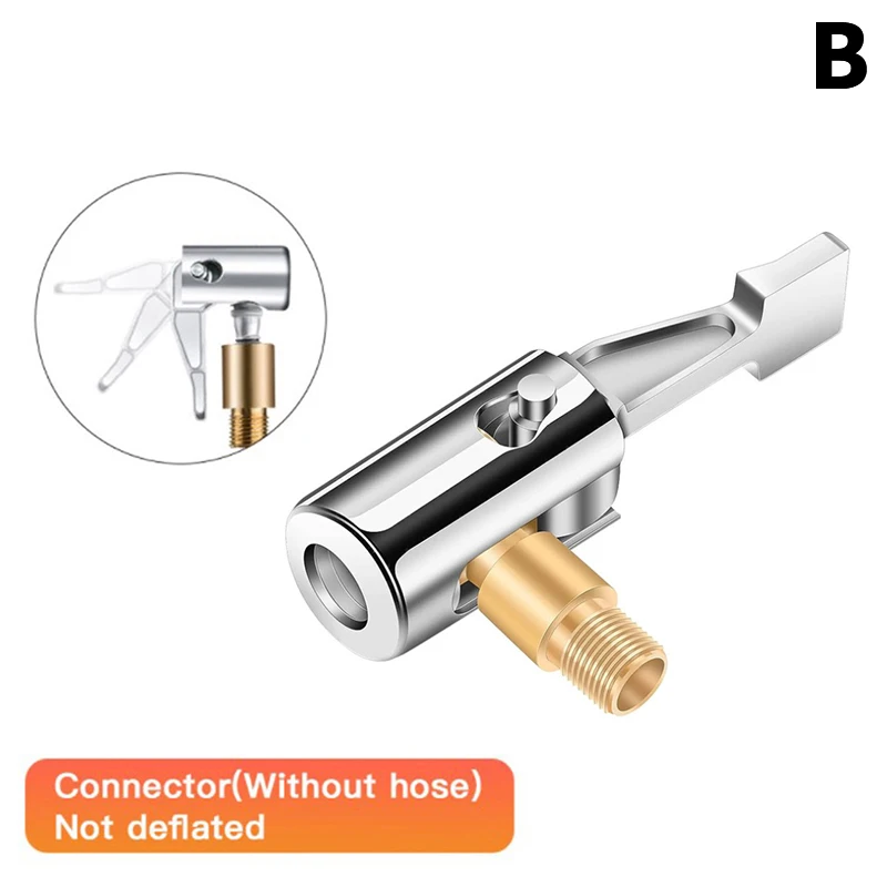 

Портативный насадка на колесо зажим для надувного насоса, разъем для автомобильного шины, воздушный патрон, компрессор может быть сдутым адаптером клапана