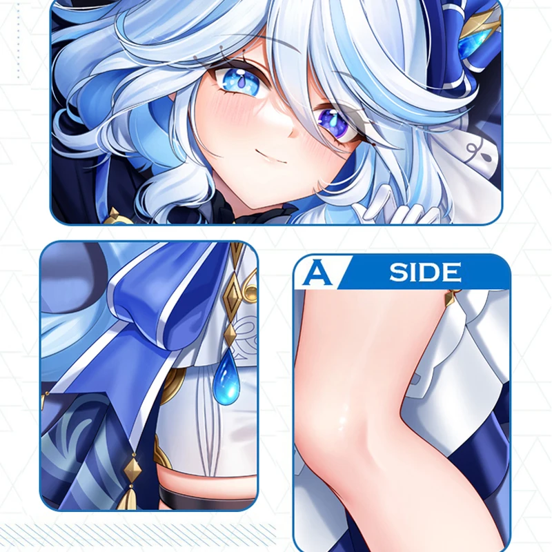 Аниме Genshin Impact Furina Sexy Dakimakura Cosy Подушка-отаку Cover Xmas Gifta New MHCY
