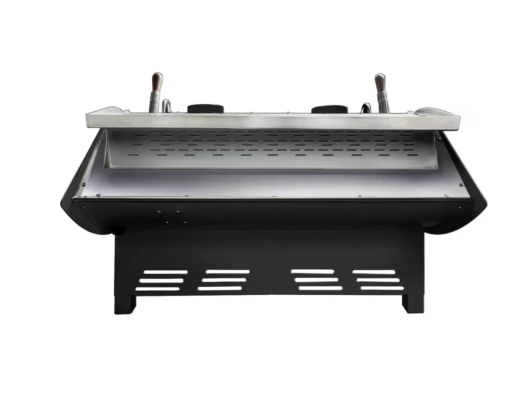 Полуавтоматическая профессиональная кофемашина с двумя головками итальянская