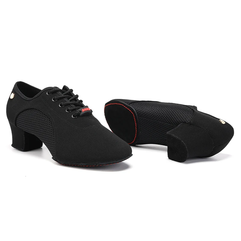 HROYL Dance-Shoes Ballroom Latin Dance Shoes For Women Ladies Girls Jazz Tango Dancing Shoe Performance Salsa Practise Shoe