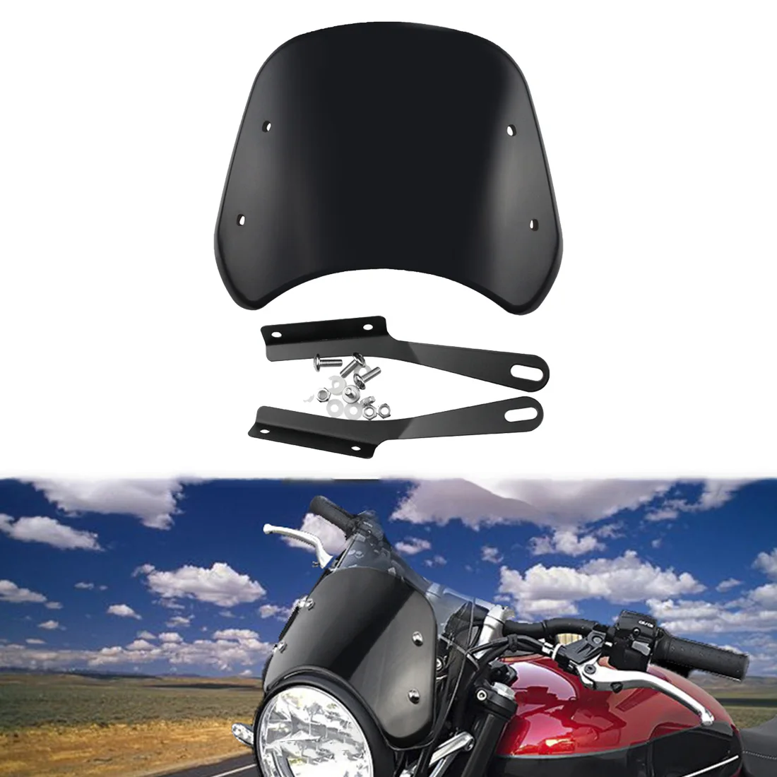 Защитное стекло для лобового стекла мотоцикла Harley Honda Yamaha Kawasaki Suzuki |
