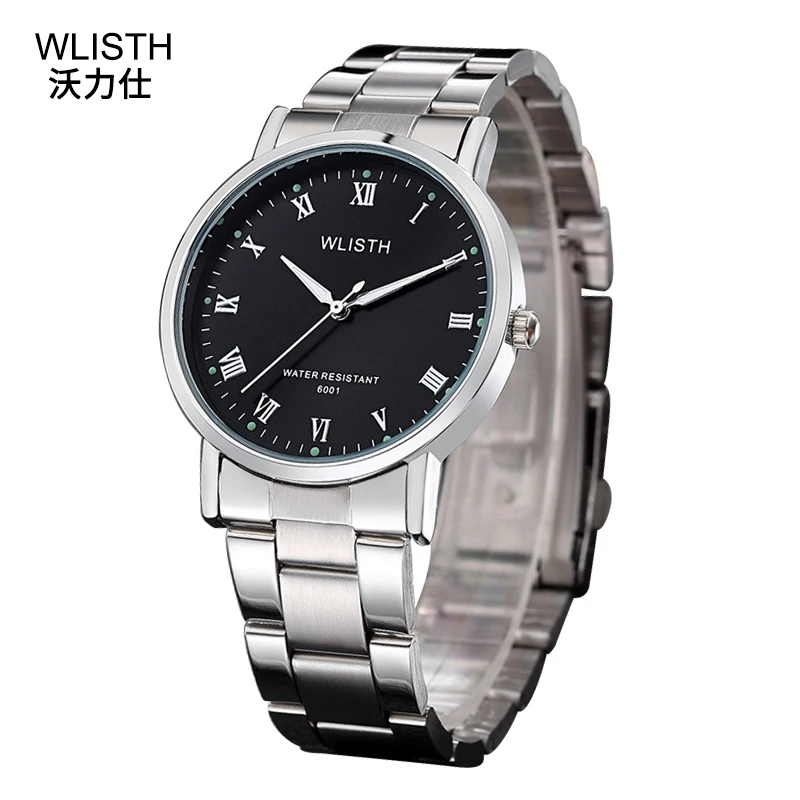 

WLISTH 2022 Luxury Brand Mens Classic Business Quartz Waterproof Watch Steel Strap Business Luxury Casual Men Wrist Watch