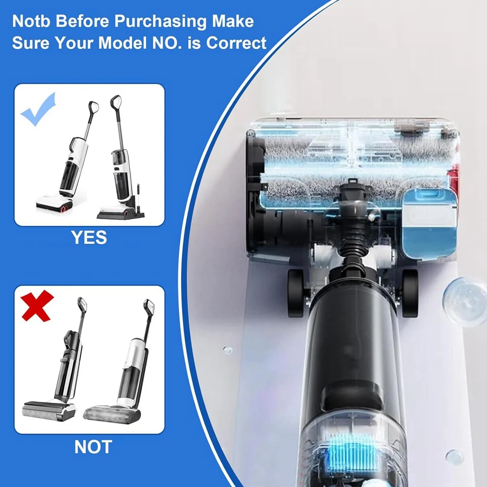 Набор роликовых щеток и фильтров Hepa для пылесоса Roborock Dyad Pro/Dyad Pro Combo запасные