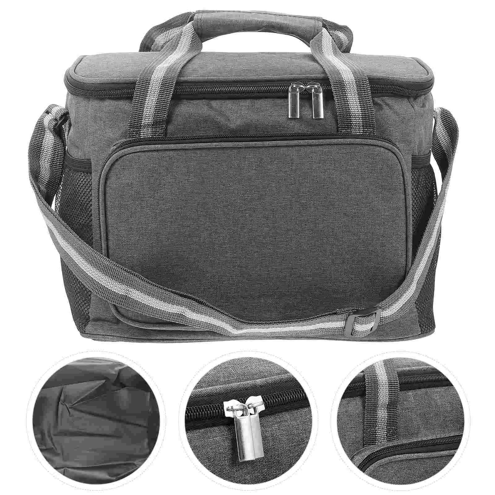 

Lunch Picnic Insulated Tote Storage Work School Bento Preservation Commute Camping Carrying Insulation Travel Cooler Hamper Nic