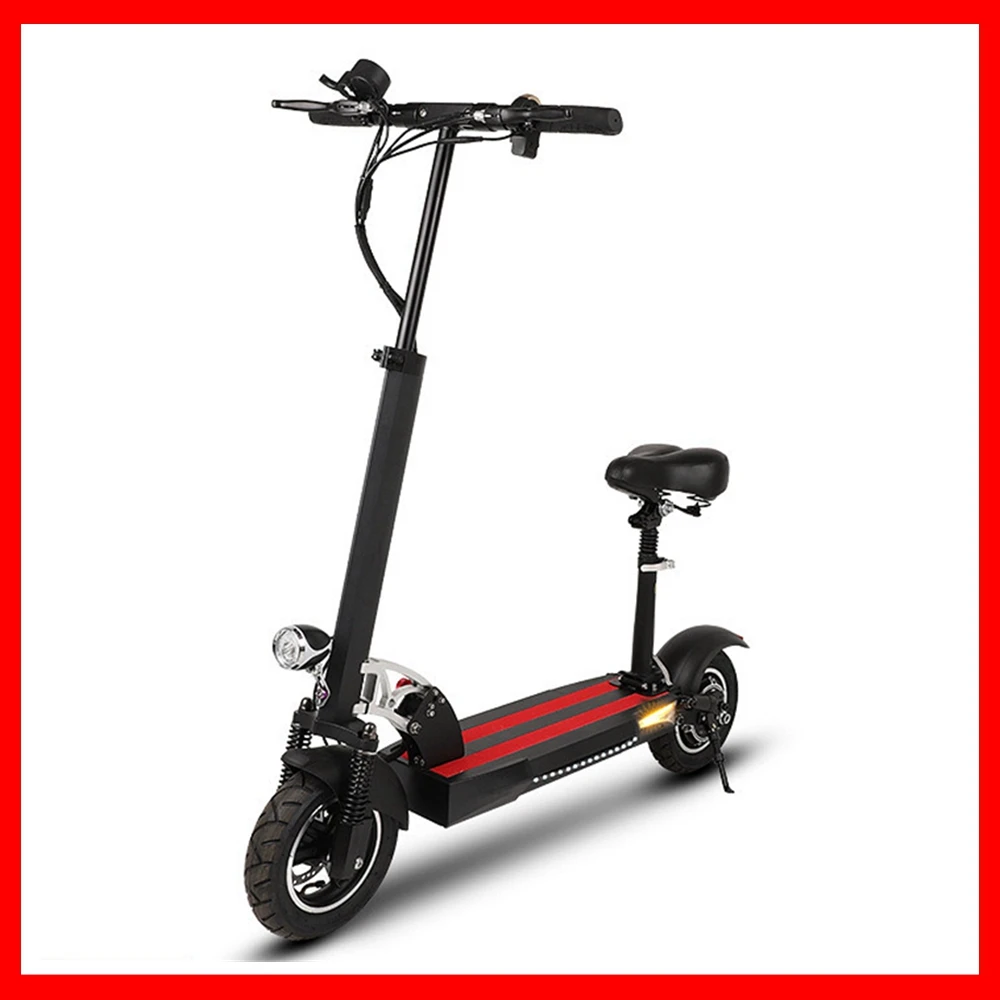 

10inch Tires Folding Escooter 45KM/H Max Speed E-scooters Adult 500W Motor 36V 10A Electric Scooter with Powerful Dual E Scooter