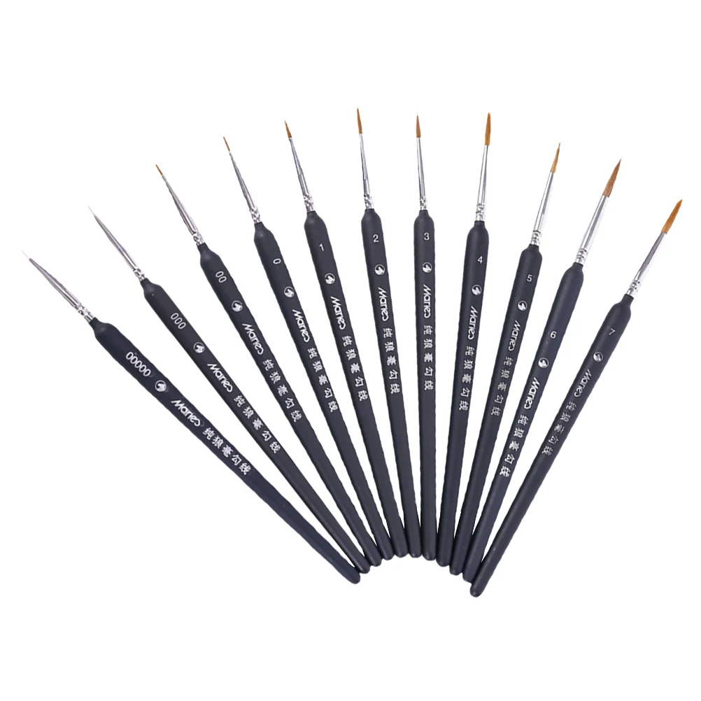 

6Pcs Fine Detail Paint Brush Artist Acrylic Paint Brush Artist Painting Supplies