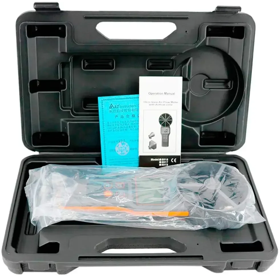 Многофункциональный измеритель воздушного потока AZ8919 скорости ветра