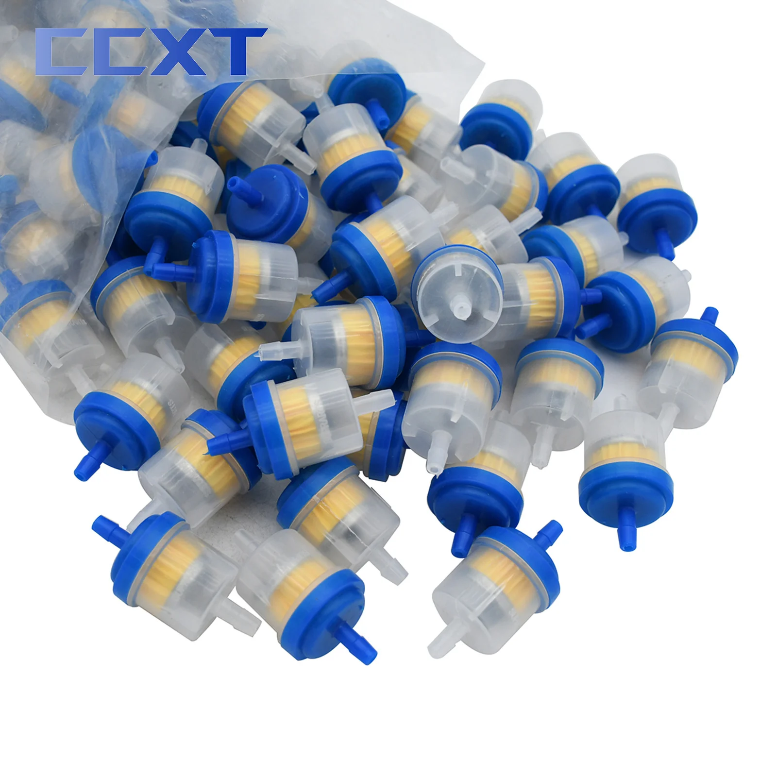 100 шт. универсальные топливные газовые фильтры бензиновый газовый масляный